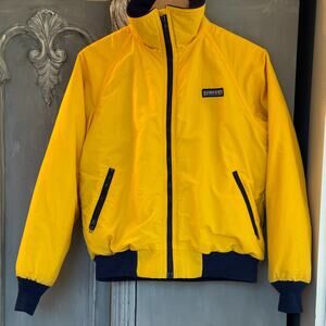 Vintage Lands' End Yellow Jacket Size M Women's Classic Outerwear